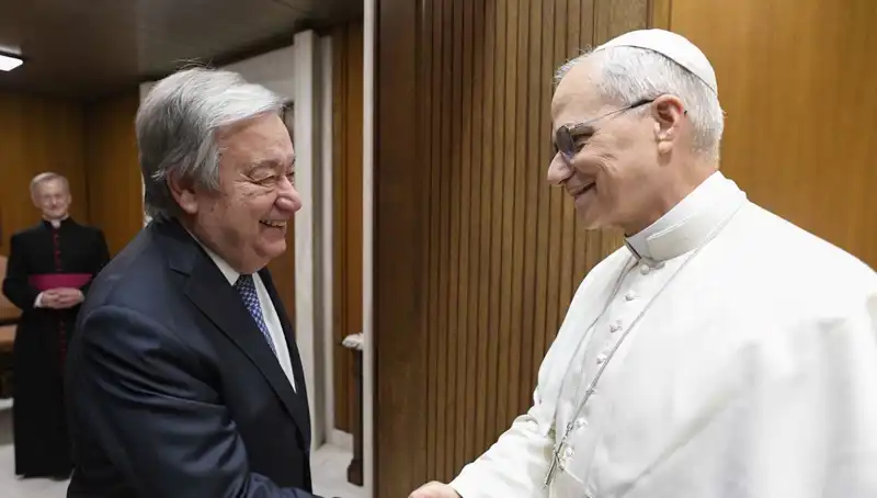 Papa Leo ile Guterres: Barışın İki Temsilcisi Bir Araya Geldi