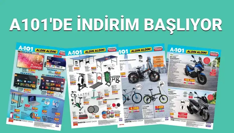 A101 12 Haziran Aktüel Kataloğuyla Yeni Ürünlerle Donatılıyor!