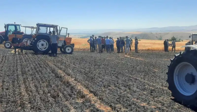 Yozgat’ta Korkunç Yangın: 100 Dönüm Tarım Arazisi Kül Oldu!