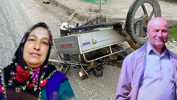 Motosiklete Arkadan Çarpan Araç Kaza Yaptı: İki Kişi Hayatını Kaybetti